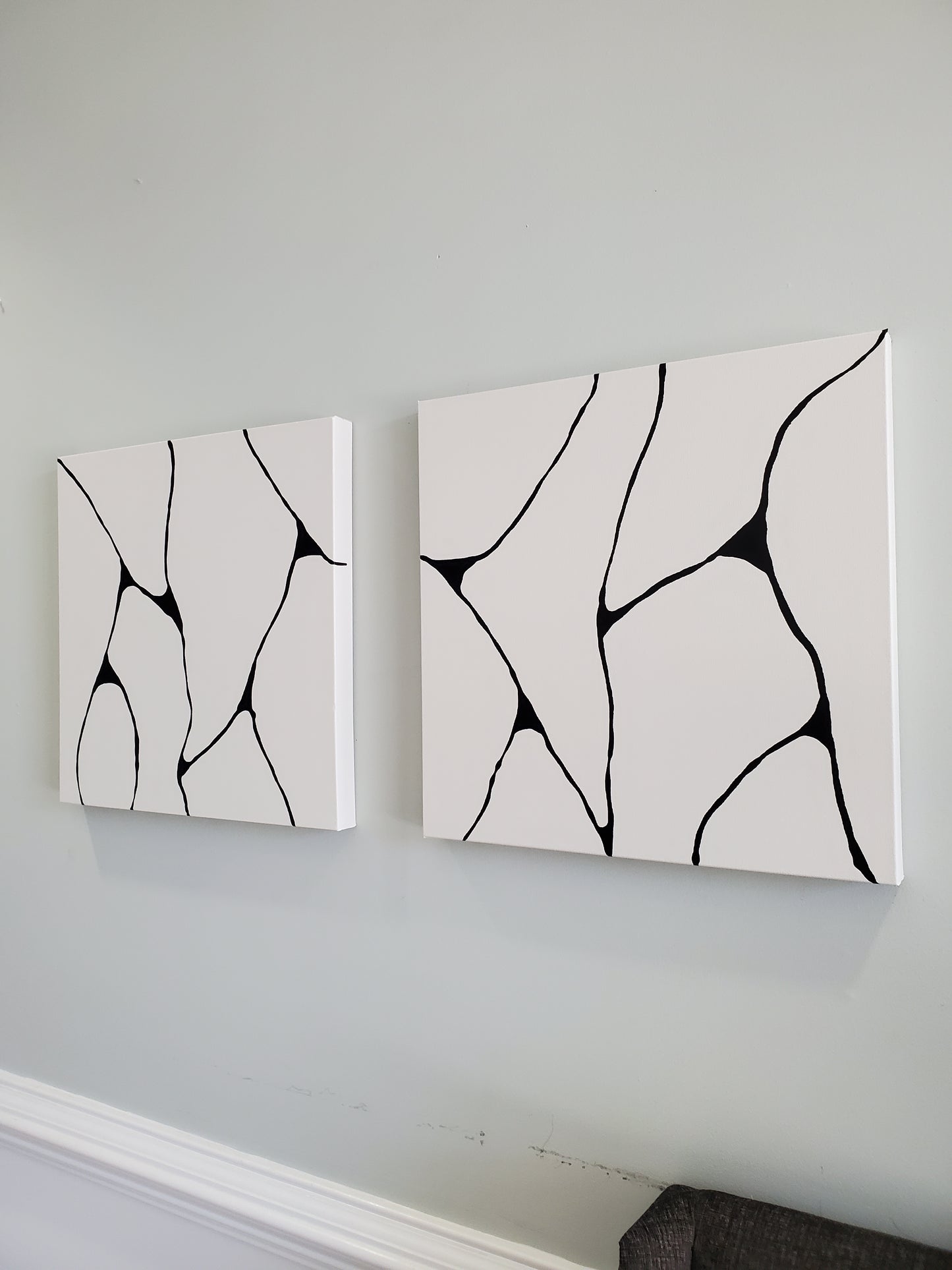 Modern Minimalist Diptych