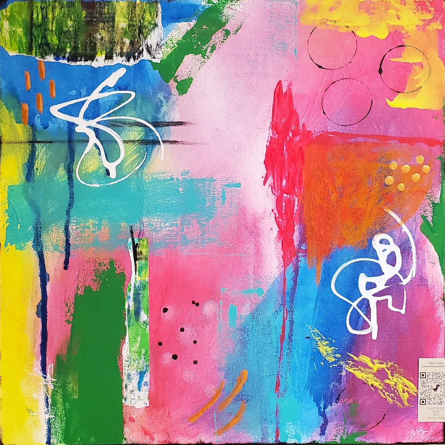 Colorful abstract painting 