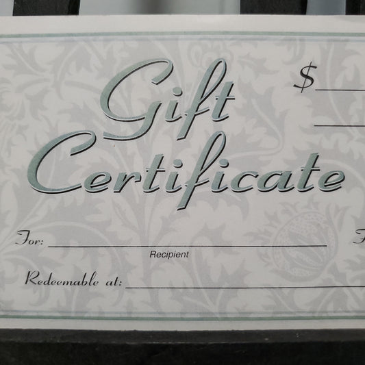 Gift Certificate